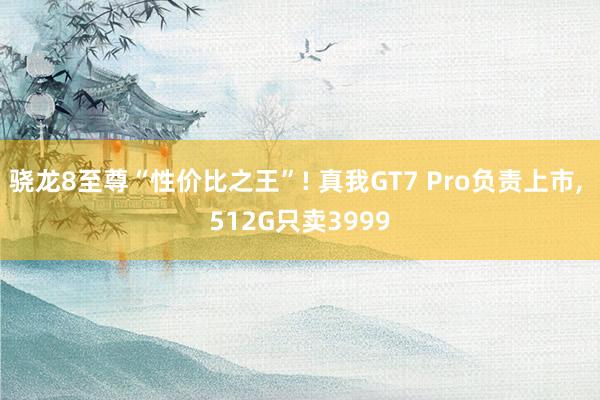 骁龙8至尊“性价比之王”! 真我GT7 Pro负责上市, 512G只卖3999